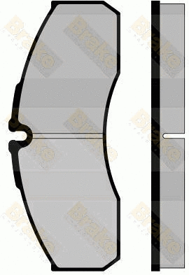 Kit de plaquettes de frein, frein à disque Brake ENGINEERING PA1764