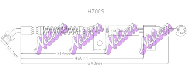 Flexible de frein KAWE H7009