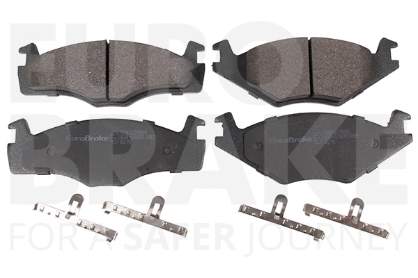 Kit de plaquettes de frein, frein à disque EUROBRAKE 5502229969