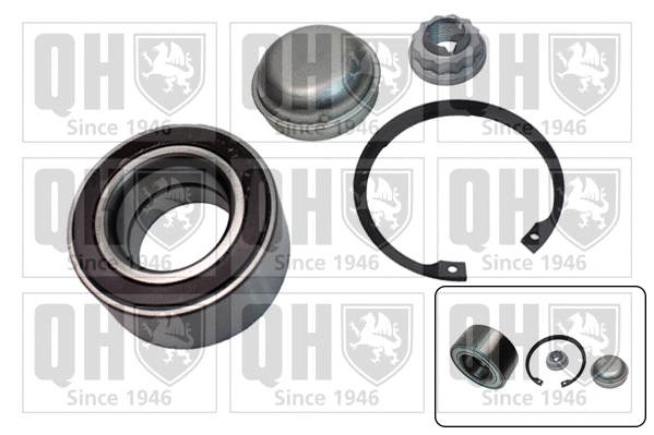 Kit de roulements de roue QUINTON HAZELL QWB1422