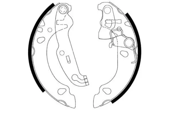 Jeu de mâchoires de frein E.T.F. 09-0602