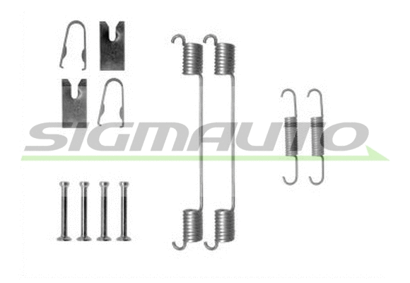 Kit d'accessoires, mâchoire de frein SIGMAUTO SK0883