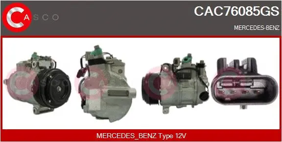 Compresseur, climatisation CASCO CAC76085GS