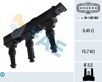 Bobine d'allumage FAE 80259