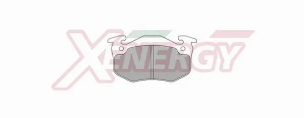 Kit de plaquettes de frein, frein à disque AP XENERGY X40182