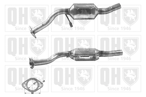 Catalyseur QUINTON HAZELL QCAT90012H