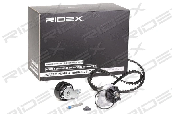 Pompe à eau + kit de courroie crantée RIDEX 3096W0049