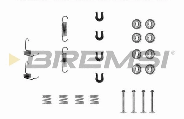 Kit d'accessoires, mâchoire de frein BREMSI SK0655
