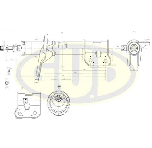 Amortisseur G.U.D. GSA334507