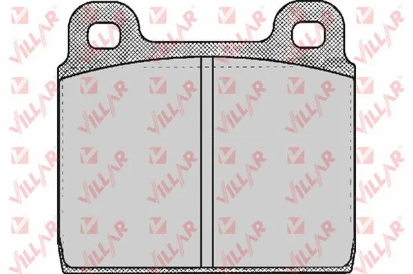 Kit de plaquettes de frein, frein à disque VILLAR 626.0405
