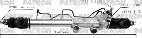 Crémaillère de direction PATRON PSG3211