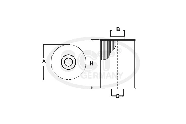 Filtre à carburant SCT - MANNOL SC 7061 P