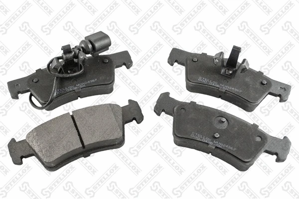 Kit de plaquettes de frein, frein à disque STELLOX 000 043B-SX