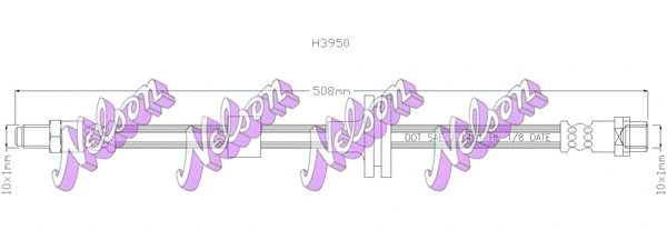 Flexible de frein KAWE H3950