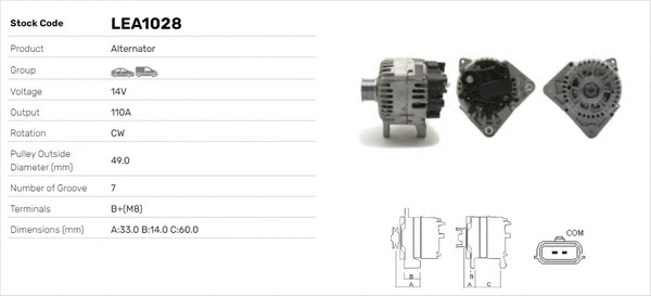 Alternateur LUSA LEA1028