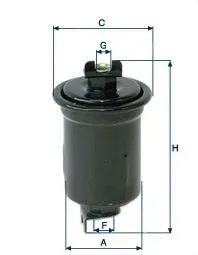 Filtre à carburant UNIFLUX FILTERS XB150