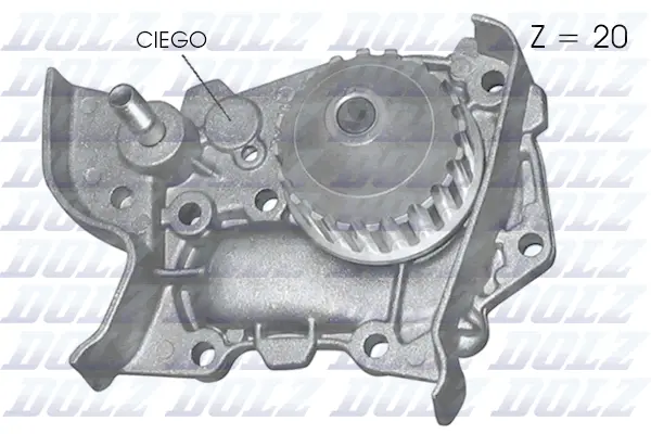 Pompe à eau, refroidissement du moteur DOLZ R214