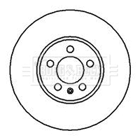 Disque de frein BORG & BECK BBD5060