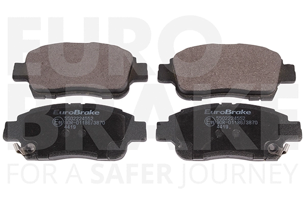 Kit de plaquettes de frein, frein à disque EUROBRAKE 5502224552