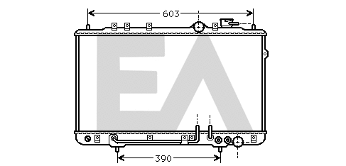 Radiateur, refroidissement du moteur EACLIMA 31R28004