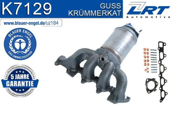 Catalyseur en coude LRT K7129