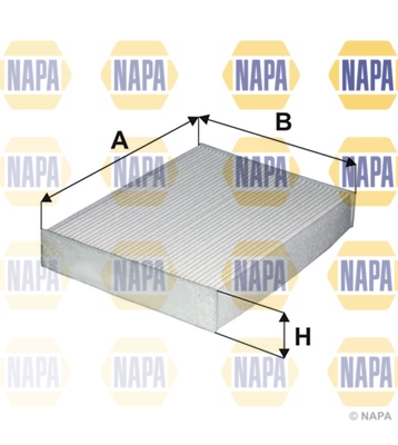 Filtre, air de l'habitacle NAPA NFC4046