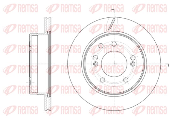 Disque de frein REMSA 61413.10