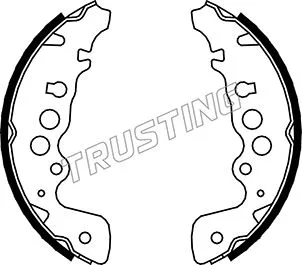 Jeu de mâchoires de frein TRUSTING 111.243