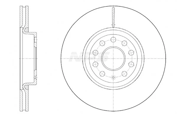 Disque de frein NPS V330G03