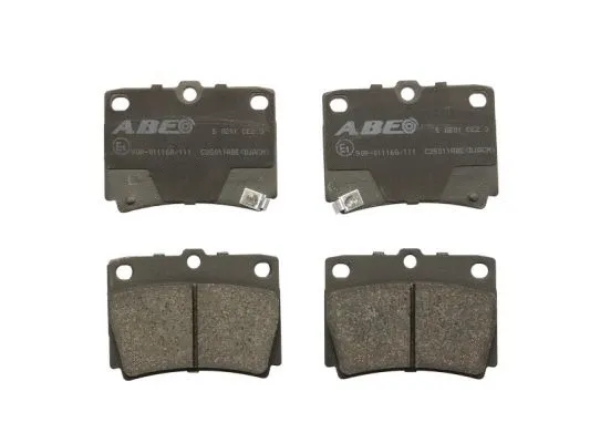 Kit de plaquettes de frein, frein à disque ABE C25011ABE