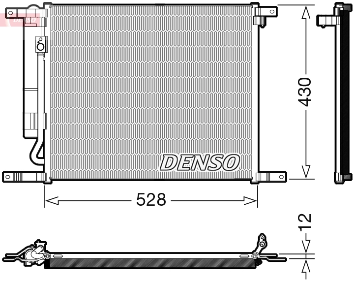 Condenseur, climatisation DENSO DCN15009