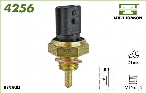Sonde, température du liquide de refroidissement MTE-THOMSON 4256
