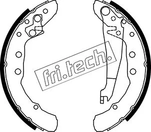 Jeu de mâchoires de frein fri.tech. 1016.021