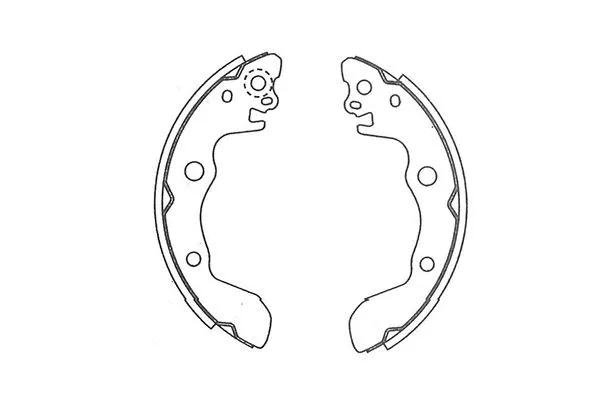 Jeu de mâchoires de frein KAVO PARTS KBS-3913