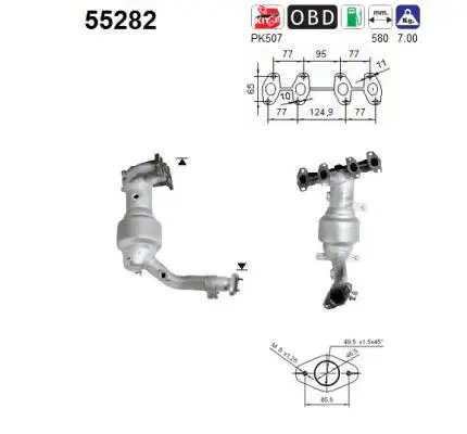 Catalyseur AS 55282