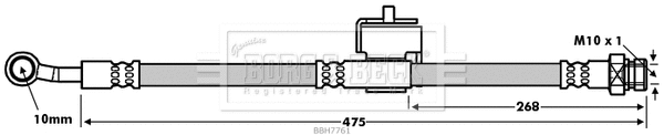 Flexible de frein BORG & BECK BBH7761