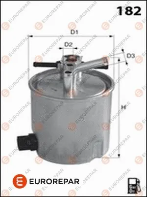 Filtre à carburant EUROREPAR 1643627980