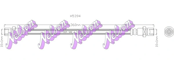 Flexible de frein BROVEX-NELSON H5394
