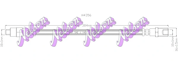 Flexible de frein KAWE H4356