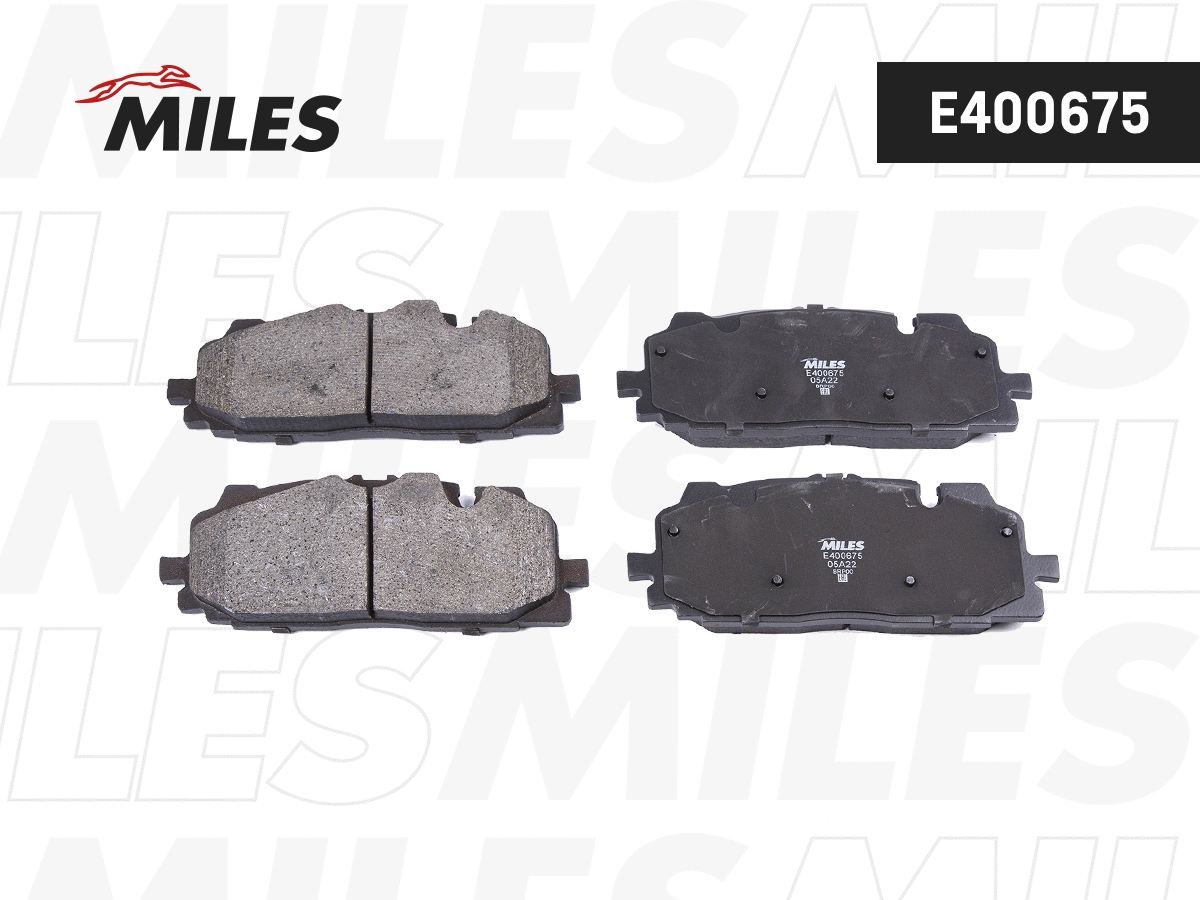 Kit de plaquettes de frein, frein à disque MILES E400675