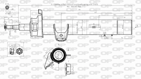 Amortisseur OPEN PARTS SAB8291.31