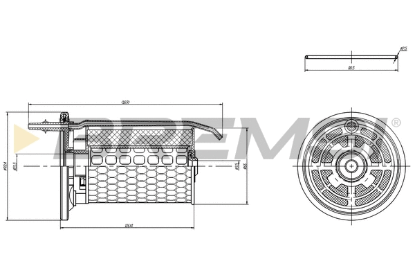 Filtre à carburant BREMSI FE0364