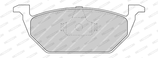 Kit de plaquettes de frein, frein à disque FERODO FDB1094-D