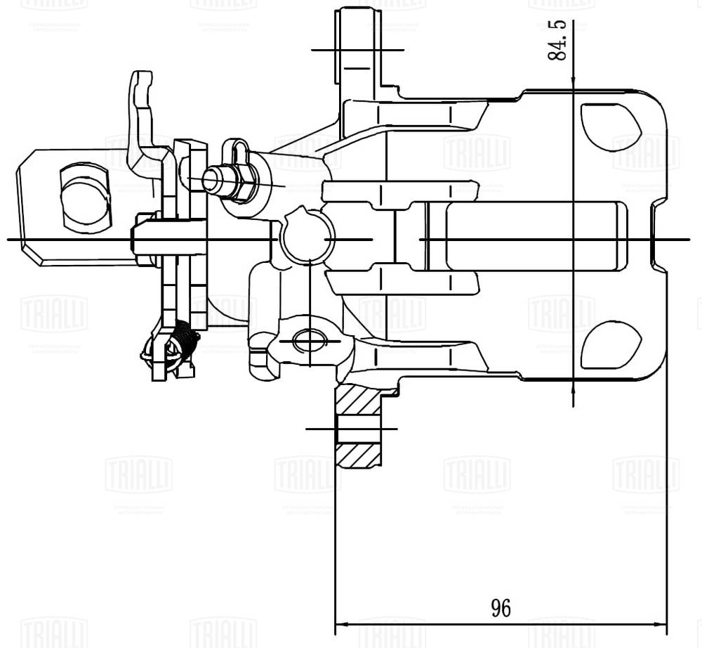Étrier de frein TRIALLI CF 032197