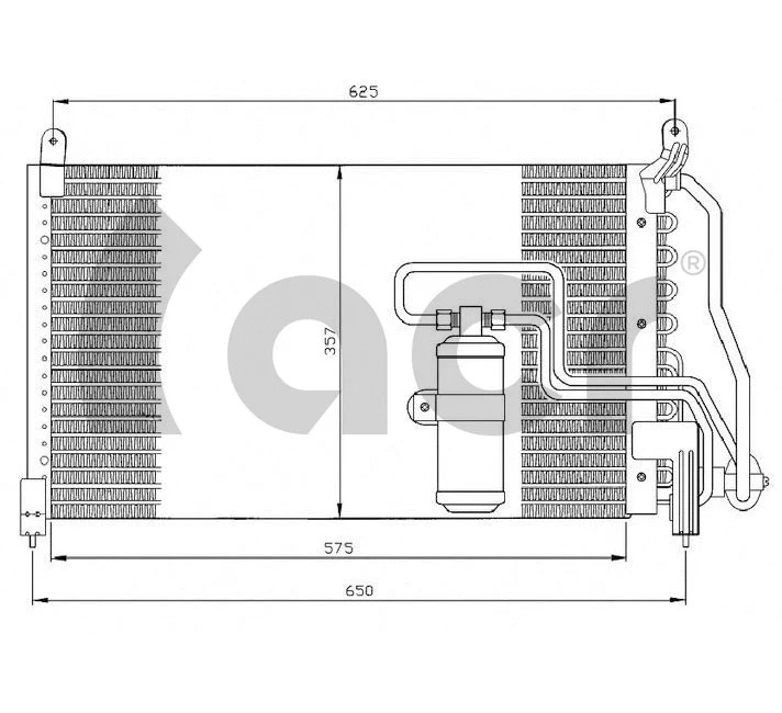 Condenseur, climatisation ACR 300195