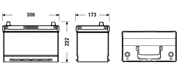 Batterie de démarrage TUDOR TB954