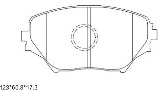 Kit de plaquettes de frein, frein à disque ASIMCO KD2640