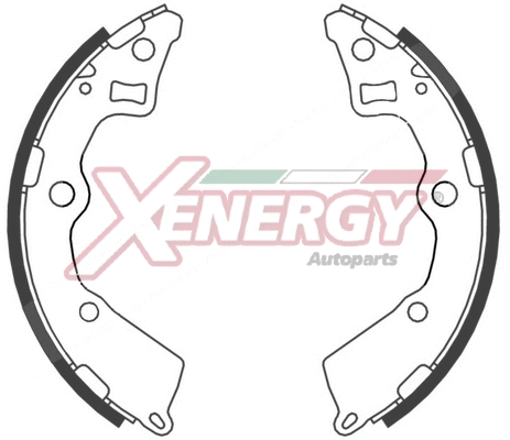 Jeu de mâchoires de frein AP XENERGY X50440