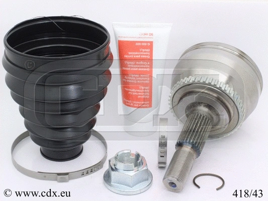 Jeu de joints, arbre de transmission CDX 418/43