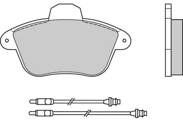 Kit de plaquettes de frein, frein à disque E.T.F. 12-0522